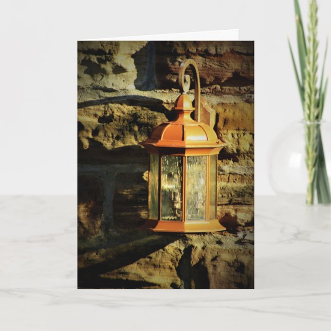 "Lâmpada da Jordânia" Consiga um Bom Cartão (Frente)