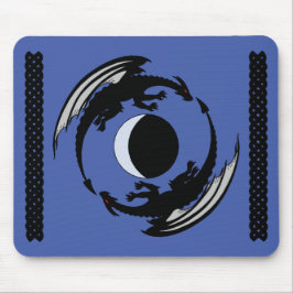 Lâmpada Dragões Fantasia Design Mouse Pad