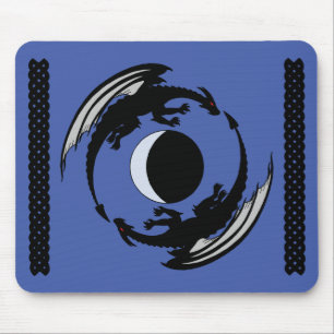 Lâmpada Dragões Fantasia Design Mouse Pad