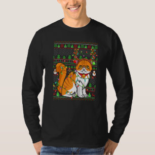 Lâmpada Estilo Suéter de Natal Feio Gato Persa Chr