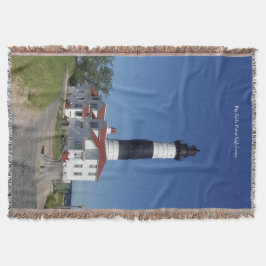 Lâmpada Grande de Ponto Sável lança cobertor