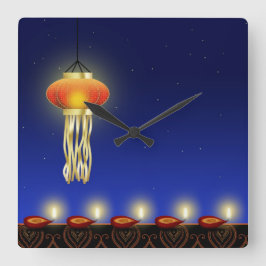 Lâmpada Luminosa Diwali - Relógio de Parede