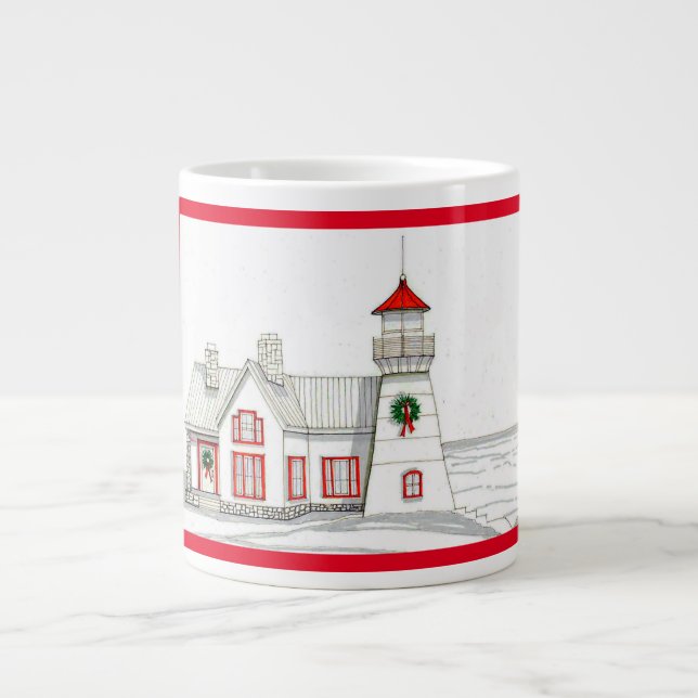 Lâmpada Luminosa Jumbo Caneca de Natal (Frente)