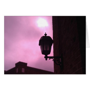 Lâmpada Luz, cartão