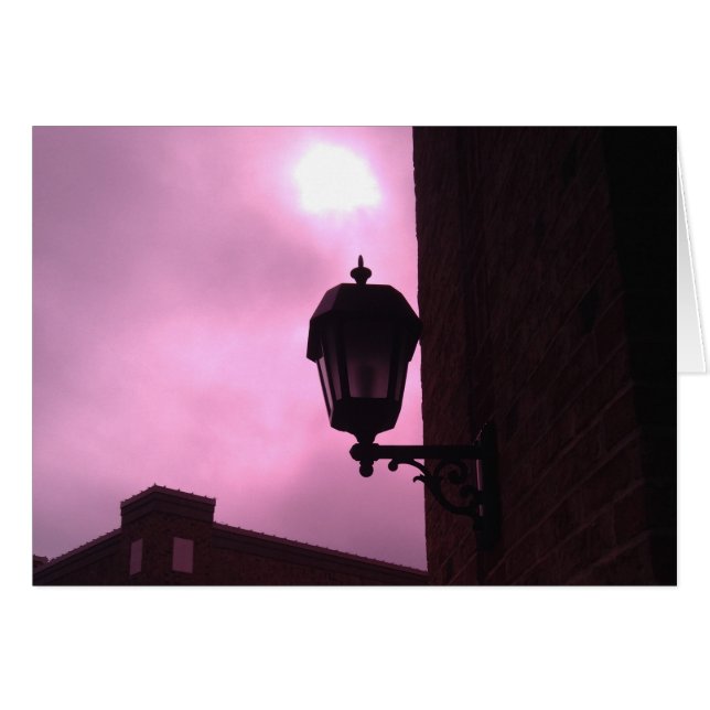 Lâmpada Luz, cartão (Frente Horizontal)