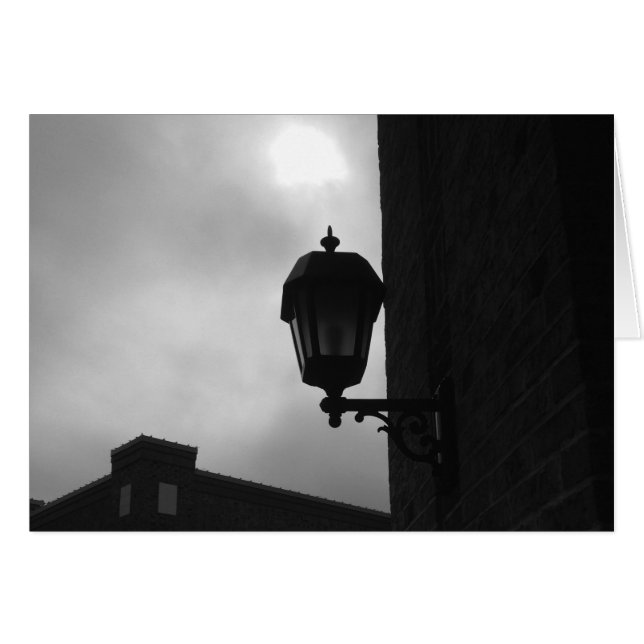 Lâmpada Luz, cartão (Frente Horizontal)