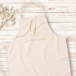 Lâmpada mínima de Na moda neutra do monograma Dour