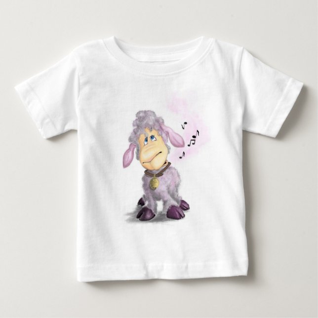 Lâmpada pequena com camiseta de bebê (Frente)