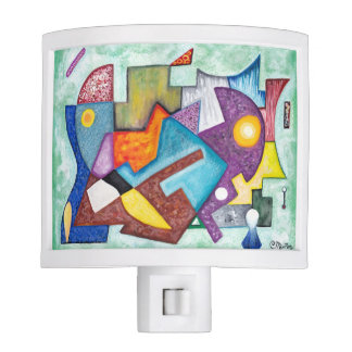 Lâmpadas Noturnas A luz anodizada da noite do anagrama