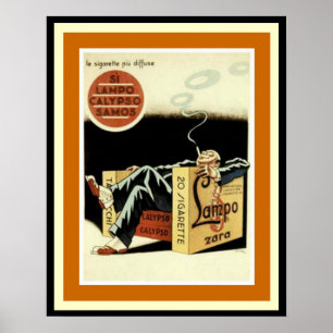 Lampo Calypso Samos Cigarro Poster