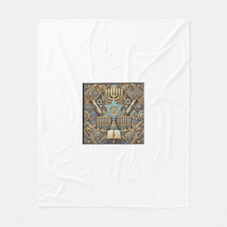 Lança judaica, velo e cobertor de sherpa
