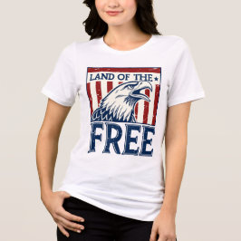Land of the Free - Vintage USA Eagle Graphic