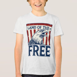 Land of the Free - Vintage USA Eagle Graphic