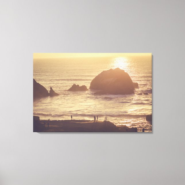 Lands End Sunset, San Francisco Stretch Canvas (Frente)