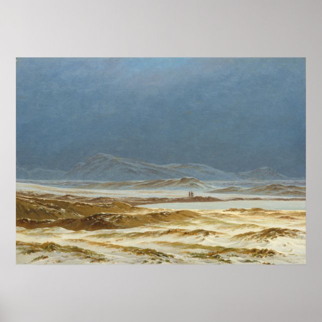 Landscape - Caspar David Friedrich Fine Art Poster (Frente)
