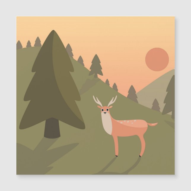 Landscape Deer Mountain Wilset Park Sunset Po (Frente)