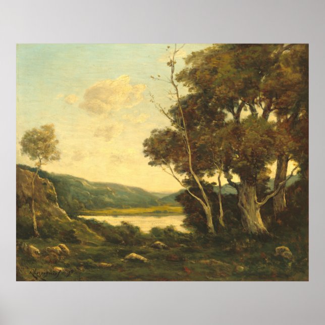 Landscape - Henri-Joseph Harpignie Fine Art Poster (Frente)