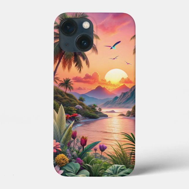 Landscape Tropical Beach (Verso)