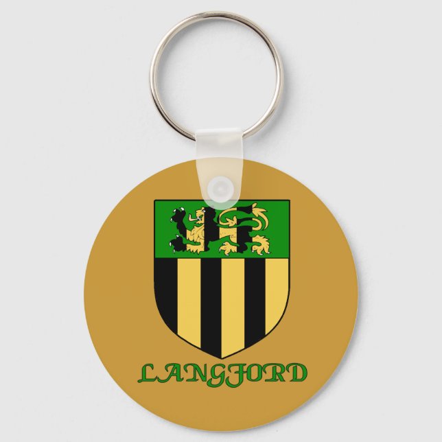 Langford Family Shield Chaveiro (Frente)