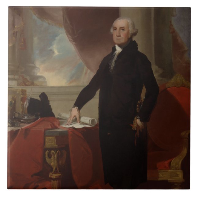 Lansdowne Portrait: Presidente dos EUA George Wash (Frente)