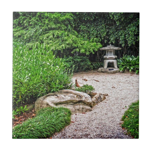 Lanterna de pedra japonesa (Frente)