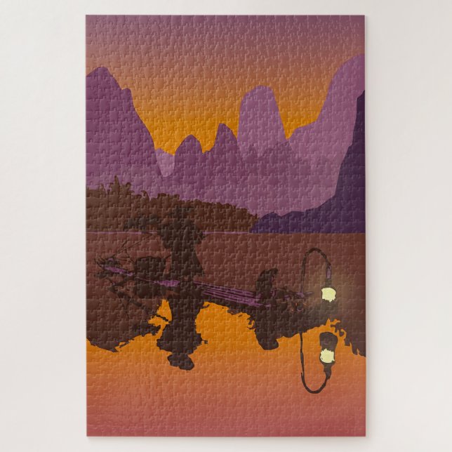 Lanterna Pescador 1014 Quebra-cabeça (Vertical)