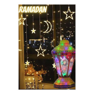 Lanterna Ramadã. impressão de fotografia