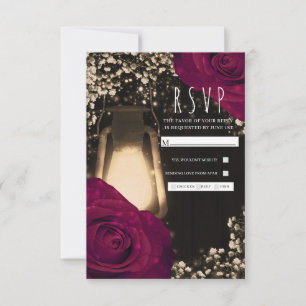 Lanterna Rustic Glow & Rosas Magenta RSVP de Casam