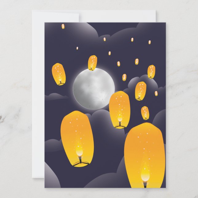 Lanternas do céu chinês (Frente)