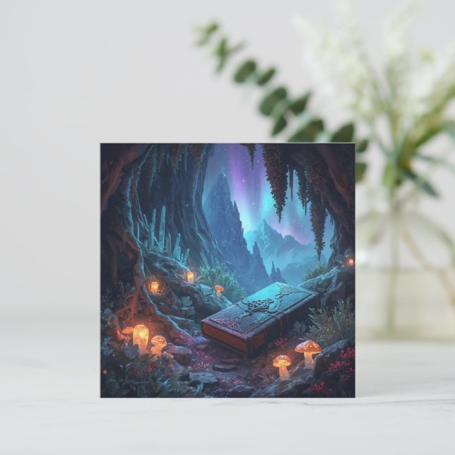 Lanterns, Mushrooms, and a Book (Em pé/Frente)