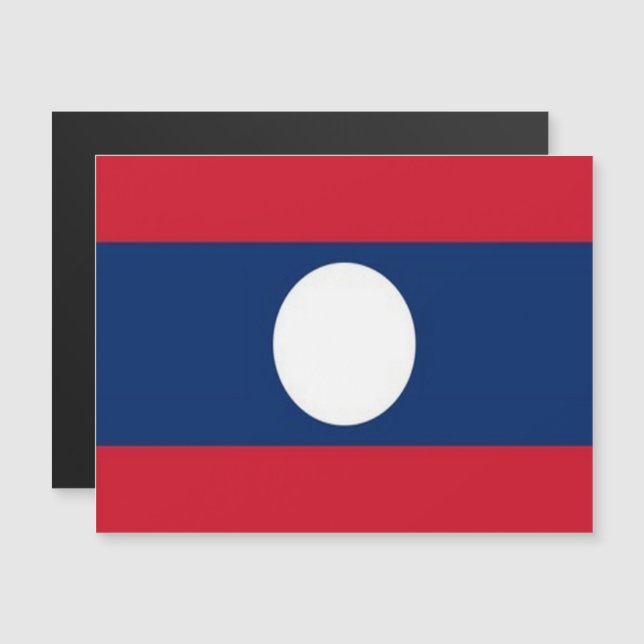 Laos - Bandeira - (Frente/Verso)