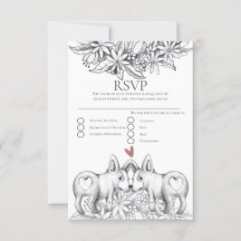 Lápis Corgi Cute Dogs Pencil Desenhando RSVP