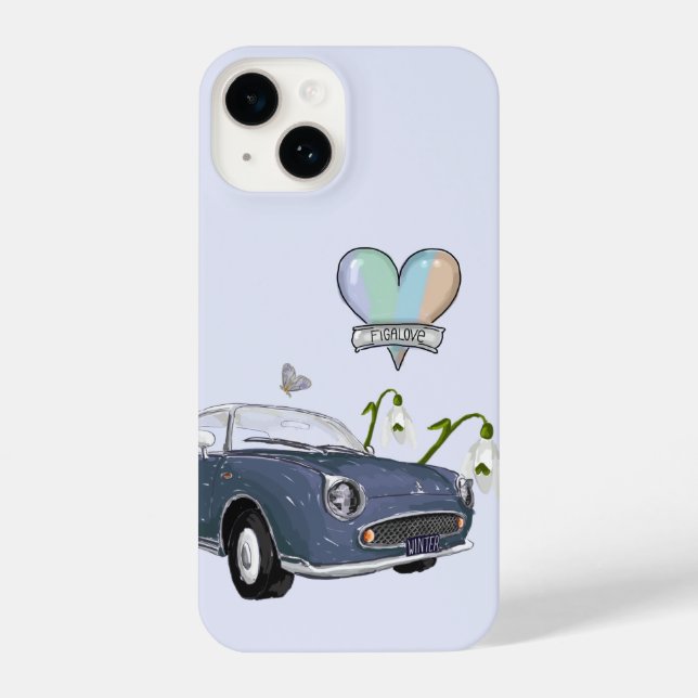 Lapis Grey Figaro phone case - telefoonhoesje (Verso)