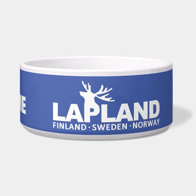 LAPLAND texto personalizado e cores para as tigela (Direita)