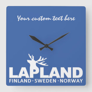 LAPLAND - texto personalizado e relógio de cor