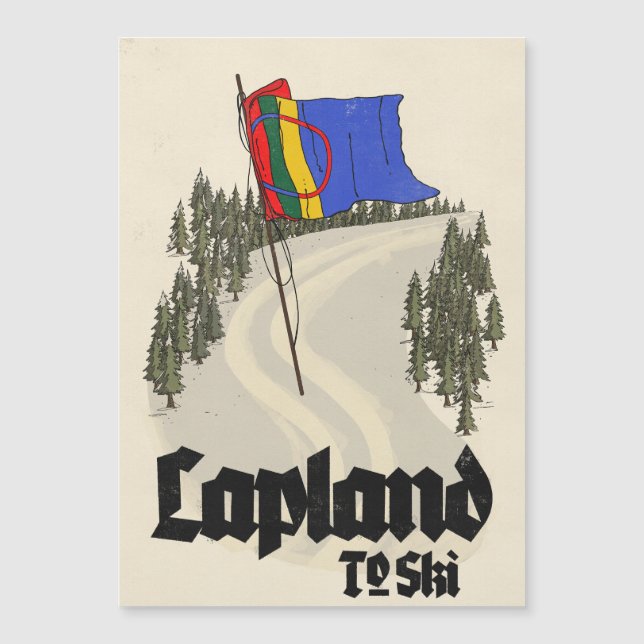 Lapônia Para Esquiar (Frente)