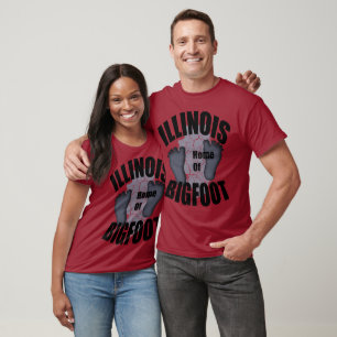 Lar do Illinois com camiseta Bigfoot