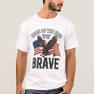 Lar dos Livres Desenho de Camisa Patriótica Águia