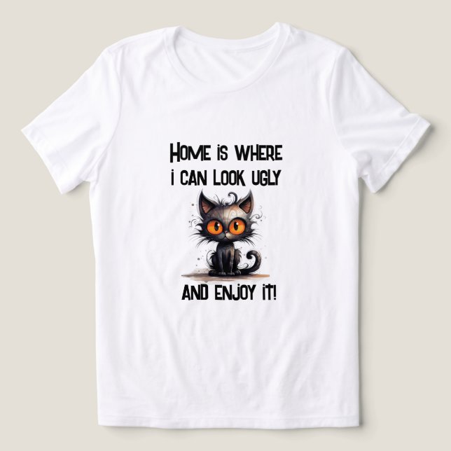 Lar é onde eu posso parecer feia e curtir (Design frontal)