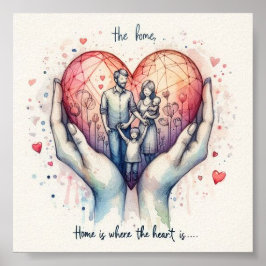 Lar é onde o coração está Impressão