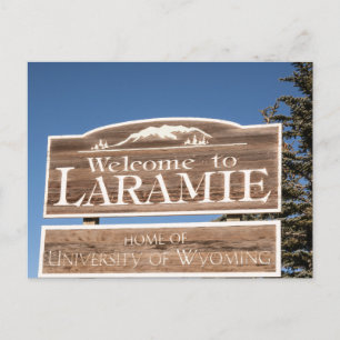 Laramie Wyoming Cartão postal Souvenir Viagem