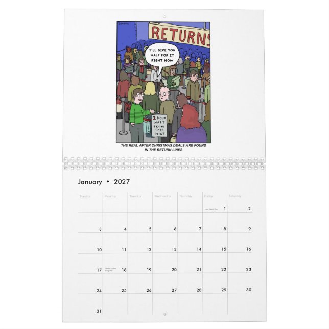 Laranja 2011 do mordente - calendário de parede (Jan 2027)