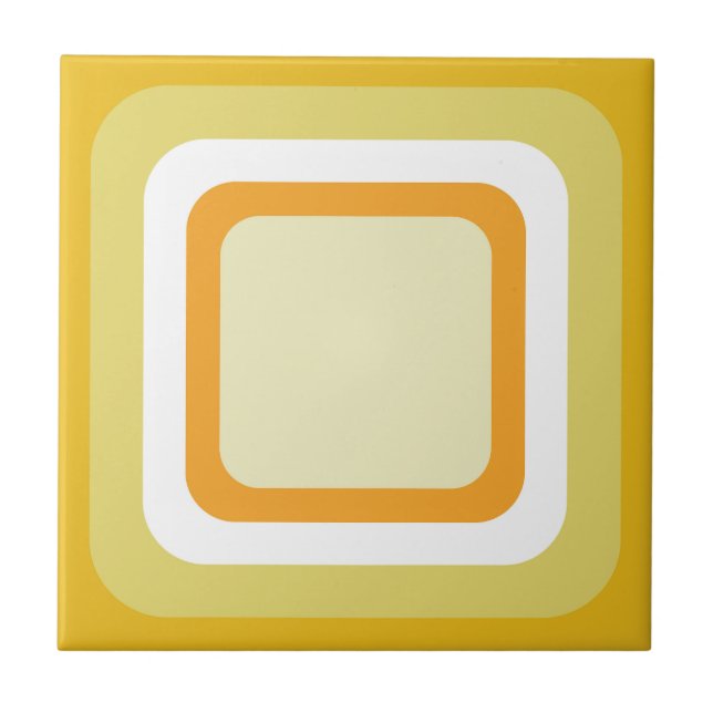 Laranja Amarelo Branco Retro (Frente)
