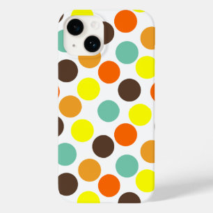 Laranja, Amarelo, Marrom, Pontos Azuis