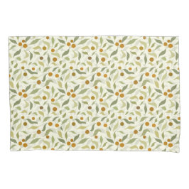 Laranja Berries e Folhas no creme - padrão.