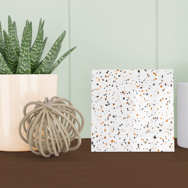 Laranja Branco Moderno, Castanho Terrazzo (Criador carregado)