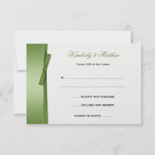 Laranja Claro LAÇO de FITA Falso RSVP