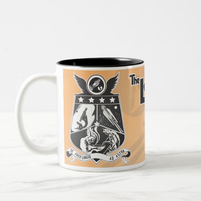 Laranja da caneca do logotipo de LASFS (Esquerda)