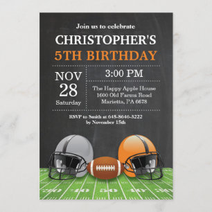 Laranja da festa de aniversário do convite do