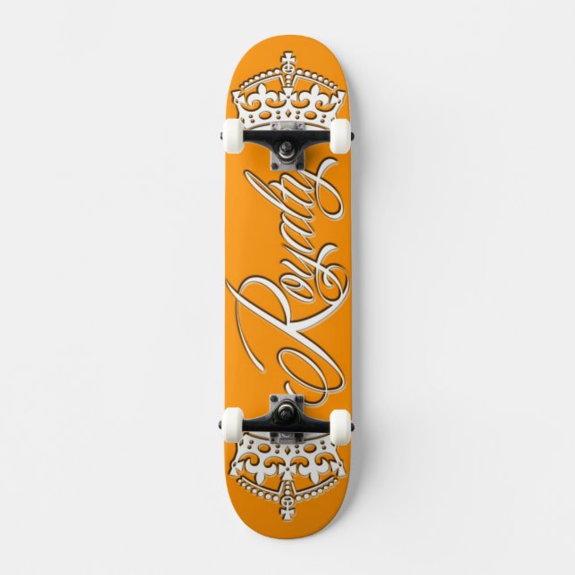 Laranja da plataforma do skate dos direitos (Frente)
